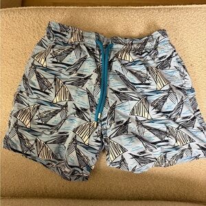 Vilebrequin Light Blue Sailboat Swim Trunks